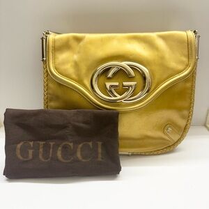 Gucci Metallic Gold Shoulder Bag